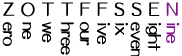 数字の頭文字